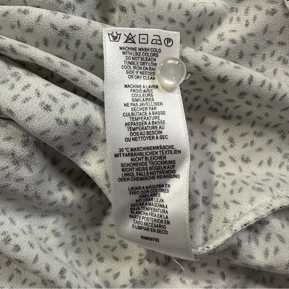 ADRIANA PAPEL PRINT KNIT PLEATED TRAPEZE TOP SIZE MEDIUM - Picture 12 of 13